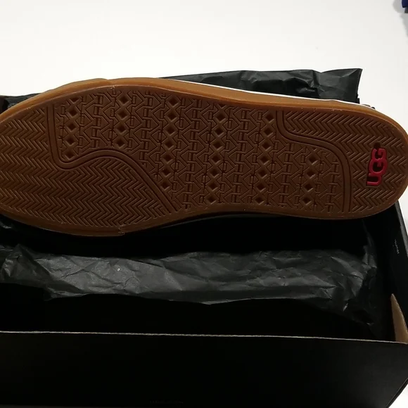 NWT UGG Brock Luxe Leather Sneakers - Picture 4 of 7